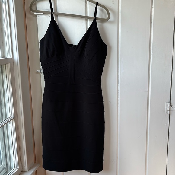 Max & Cleo Dresses & Skirts - Maxandcleo Black Straight Spaghetti Strap Dress Size 12 New With Tags Reg 148.00